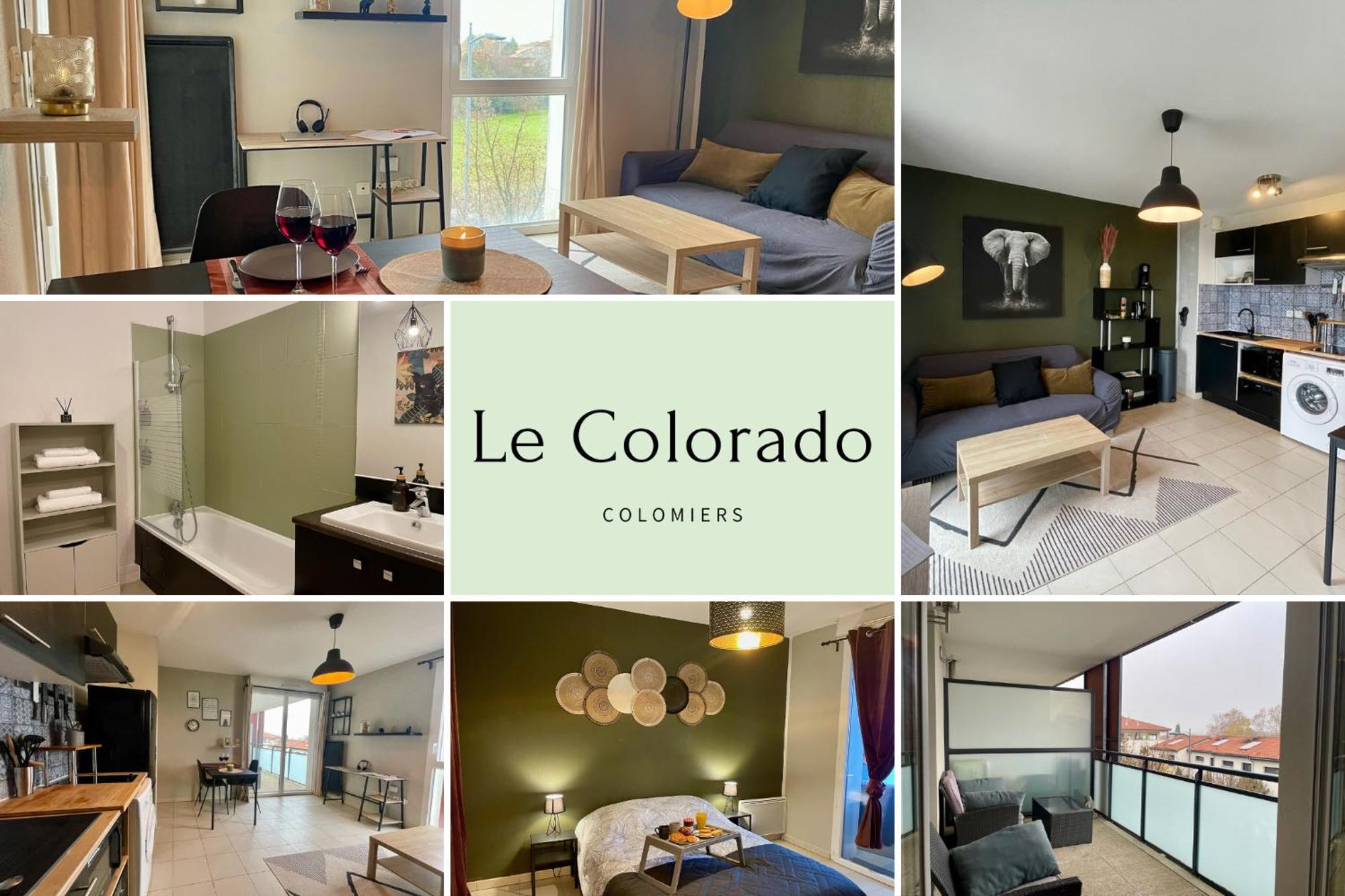 Le Colorado - Appartement Proche Airbus 꼴로미에 외부 사진